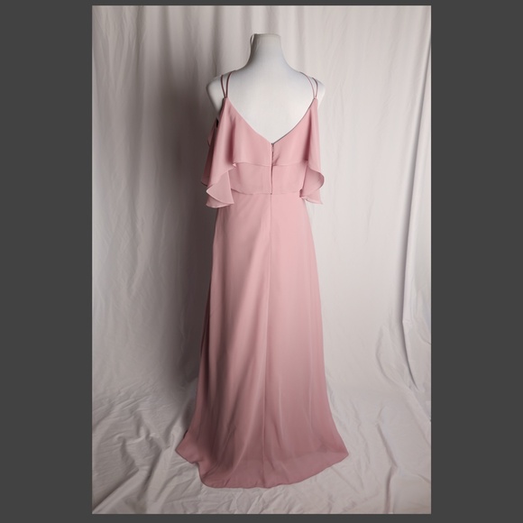 Sorella Vita 9070 Dusty Lavender Chiffon Floor Length Dress  Tag Sz10 (Sz 8) - Picture 4 of 13